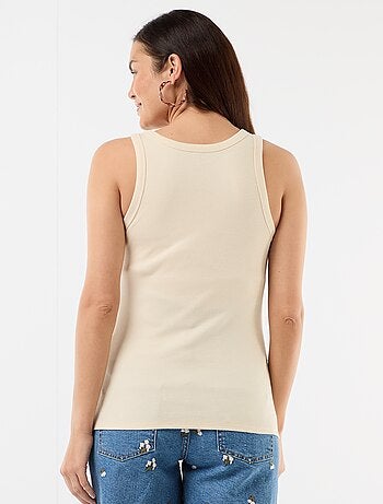 Camiseta de tirantes de maternidad con sisa americana