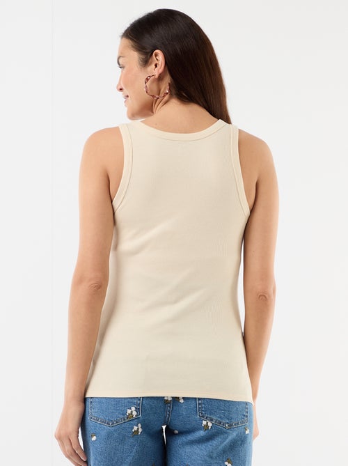 Camiseta de tirantes de maternidad con sisa americana - Kiabi