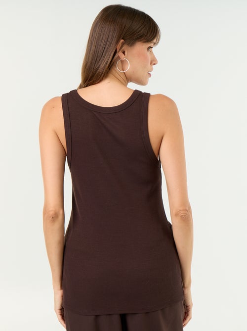 Camiseta de tirantes de maternidad con sisa americana - Kiabi