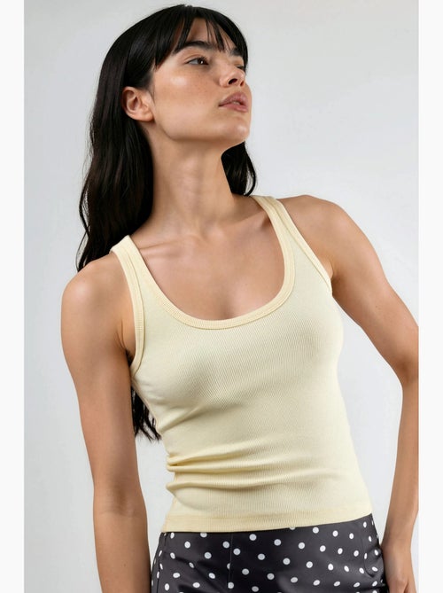 Camiseta de tirantes de modal y algodón acanalada busem - Kiabi