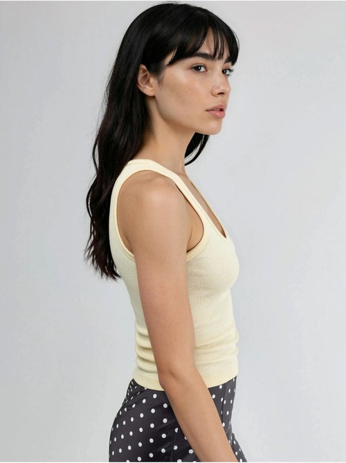 Camiseta de tirantes de modal y algodón acanalada busem - Kiabi