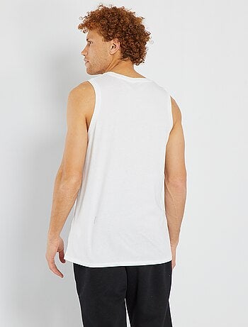 Camiseta de tirantes de noche en punto liso