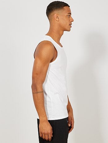 Camiseta de tirantes de noche en punto liso