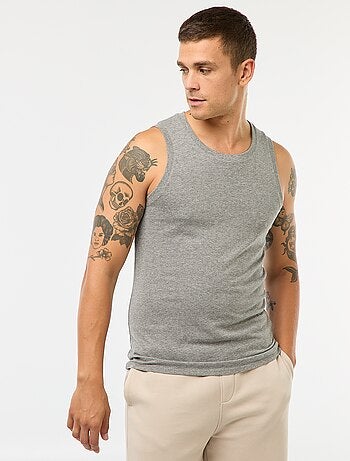 Camiseta de tirantes de noche en punto liso