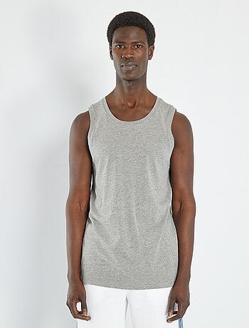 Camiseta de tirantes de noche en punto liso