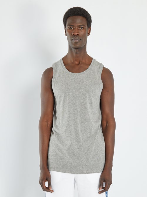 Camiseta de tirantes de noche en punto liso - Kiabi