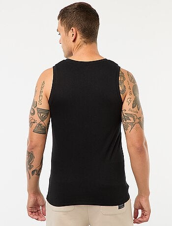 Camiseta de tirantes de noche en punto liso