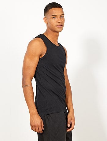 Camiseta de tirantes de noche en punto liso