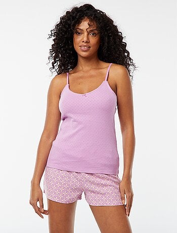 Camiseta de tirantes de punto