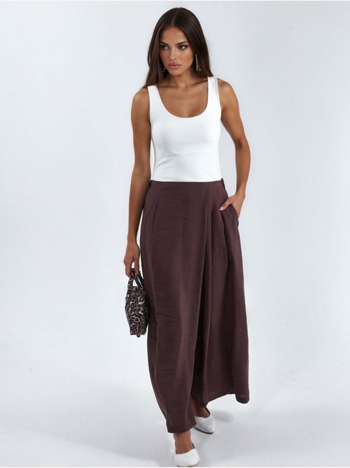 Camiseta de tirantes de punto con escote en u busem - Kiabi