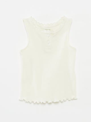 Camiseta de tirantes de punto de canalé
