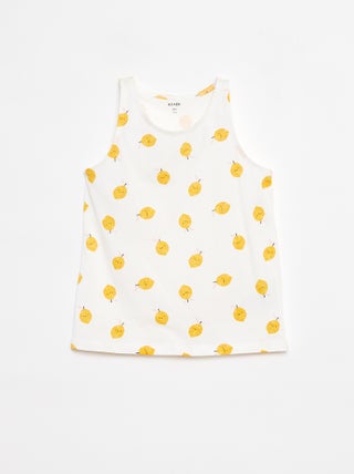 Camiseta de tirantes de punto estampado