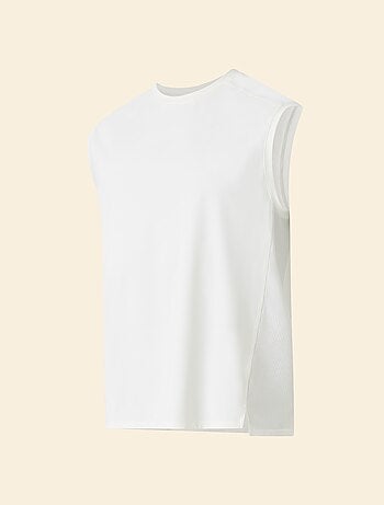 Camiseta de tirantes deportiva con malla en los laterales - (ekstract)