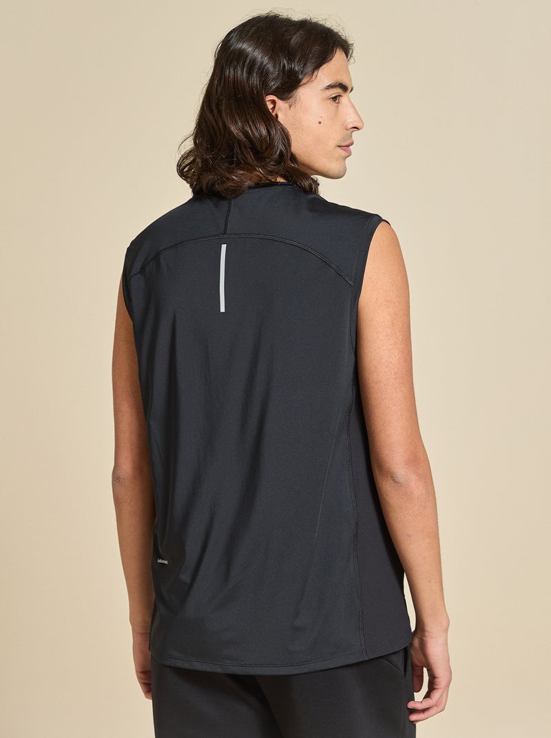 Camiseta de tirantes deportiva con malla en los laterales - (ekstract) Negro - Kiabi