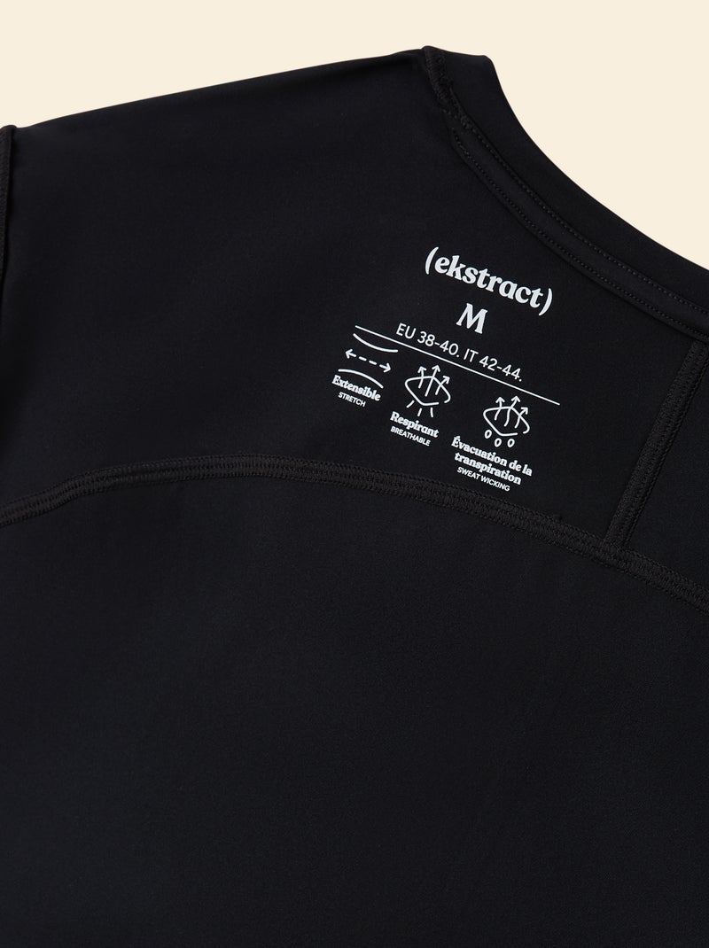 Camiseta de tirantes deportiva con malla en los laterales - (ekstract) Negro - Kiabi