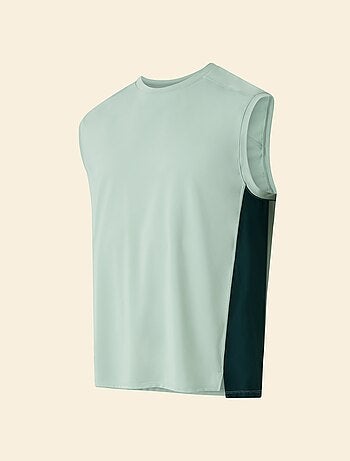 Camiseta de tirantes deportiva con malla en los laterales - (ekstract)