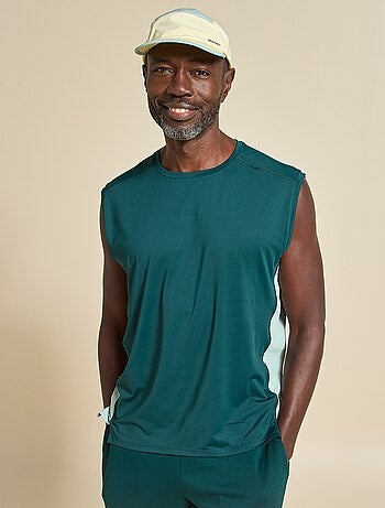 Camiseta de tirantes deportiva con malla en los laterales - (ekstract)