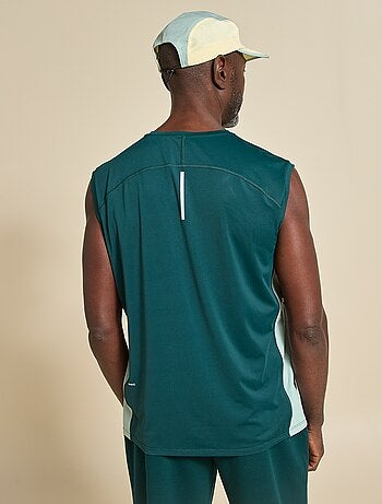Camiseta de tirantes deportiva con malla en los laterales - (ekstract)