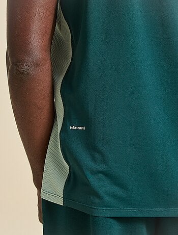Camiseta de tirantes deportiva con malla en los laterales - (ekstract)