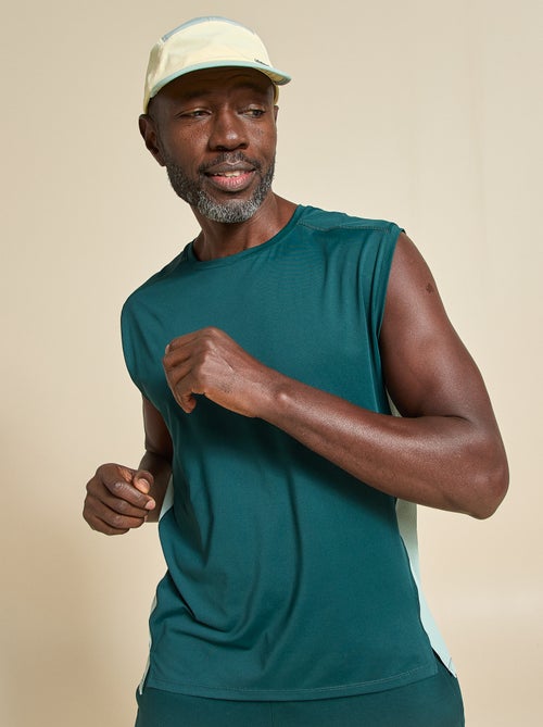 Camiseta de tirantes deportiva con malla en los laterales - (ekstract) - Kiabi