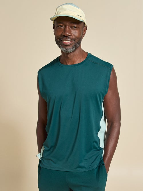 Camiseta de tirantes deportiva con malla en los laterales - (ekstract) - Kiabi