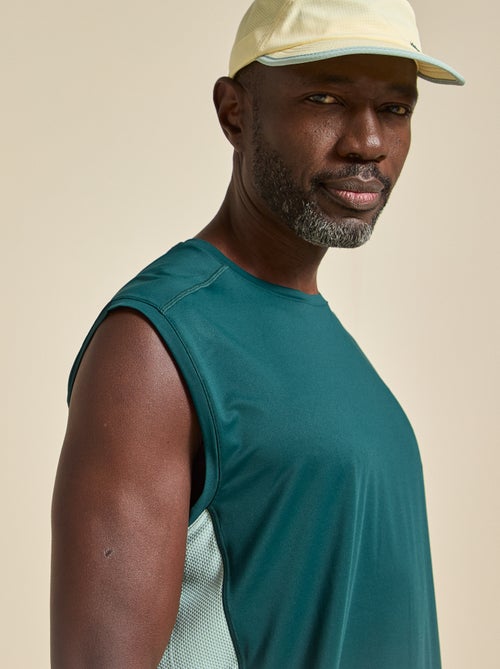 Camiseta de tirantes deportiva con malla en los laterales - (ekstract) - Kiabi