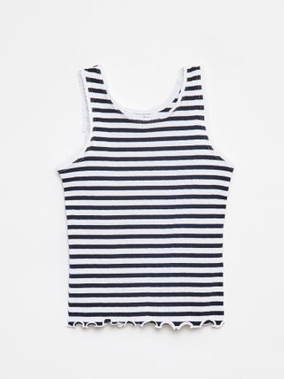 Camiseta de tirantes estampada