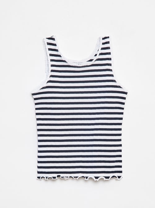 Camiseta de tirantes estampada - Kiabi