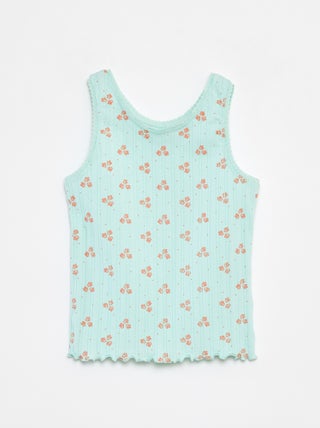 Camiseta de tirantes estampada