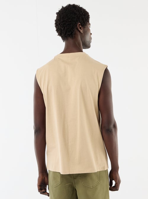 Camiseta de tirantes estampada por ambos lados - Kiabi