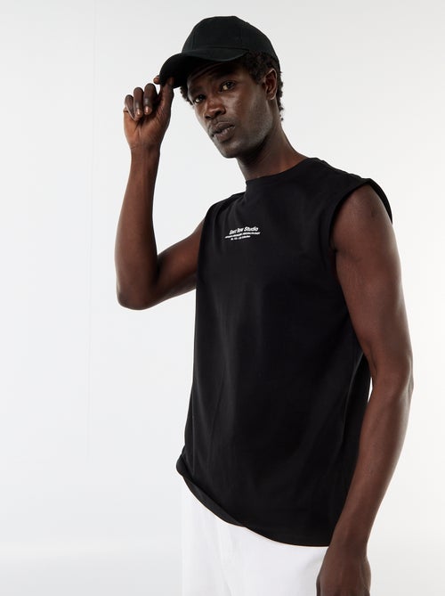 Camiseta de tirantes estampada por ambos lados - Kiabi