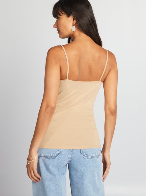 Camiseta de tirantes finos - Kiabi