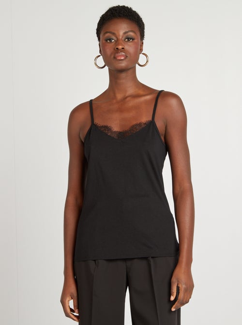 Camiseta de tirantes finos - Kiabi