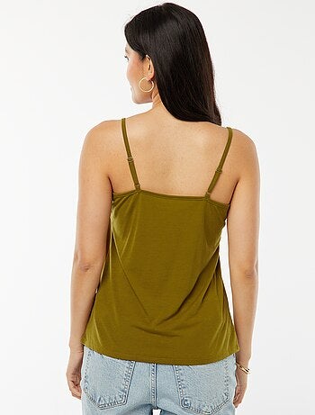 Camiseta de tirantes finos