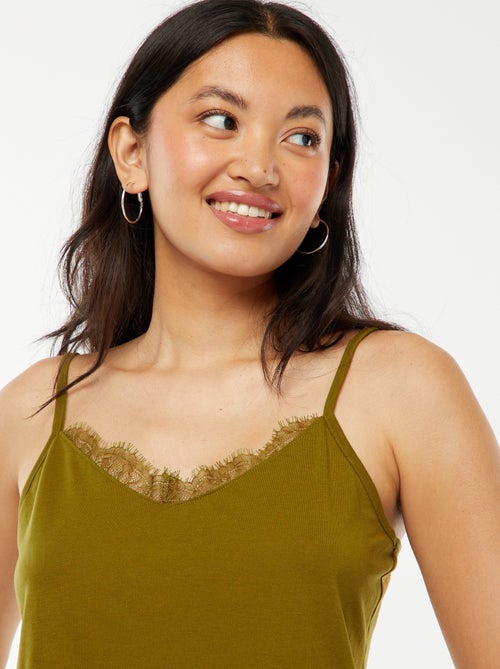 Camiseta de tirantes finos - Kiabi