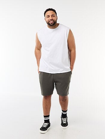 Camiseta de tirantes lisa de algodón