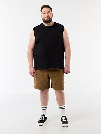 Camiseta de tirantes lisa de algodón