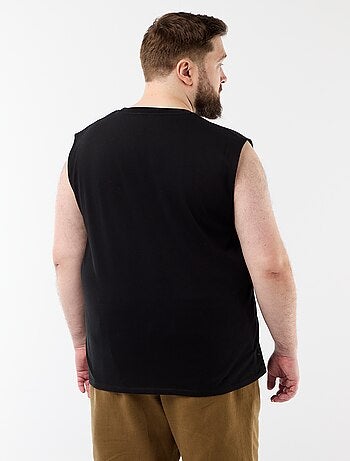 Camiseta de tirantes lisa de algodón