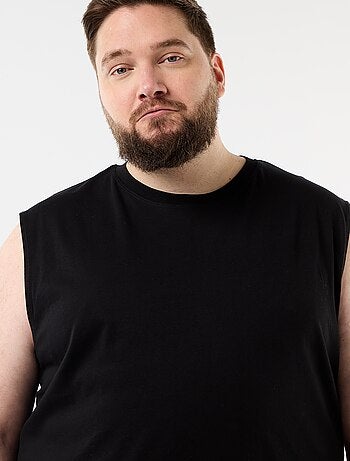 Camiseta de tirantes lisa de algodón