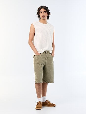 Camiseta de tirantes lisa de tejido calado