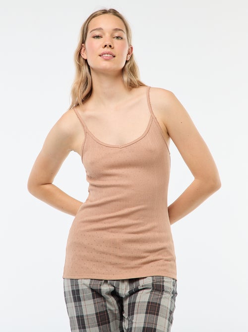 Camiseta de tirantes lisa termorreguladora - Kiabi