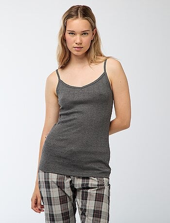 Camiseta de tirantes lisa termorreguladora