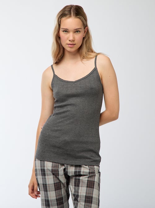 Camiseta de tirantes lisa termorreguladora - Kiabi