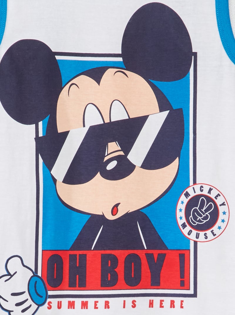 Camiseta de tirantes 'Mickey' 'Disney' blanco - Kiabi