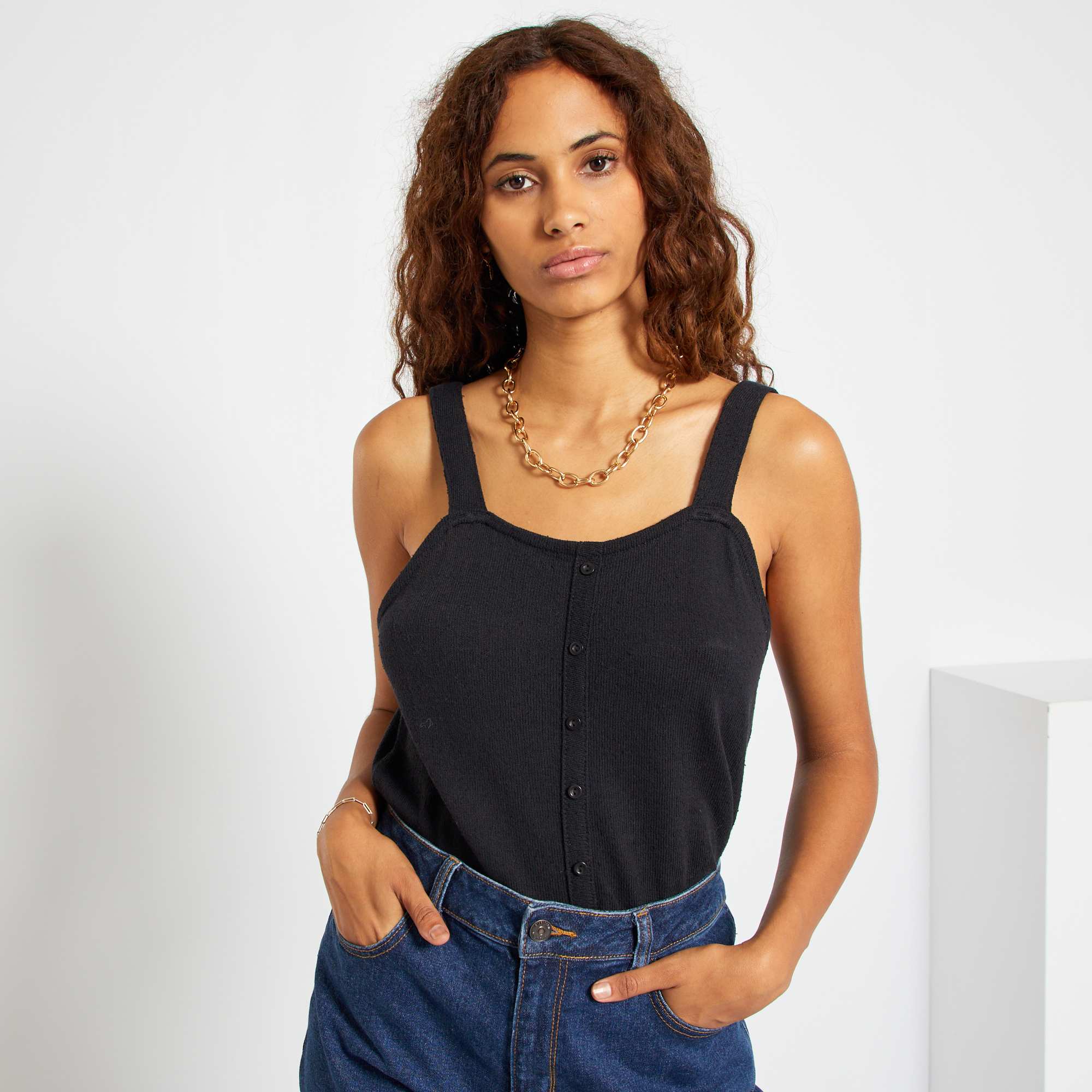 Camisetas Basicas Kiabi Camiseta Tirantes Camiseta De Tirantes