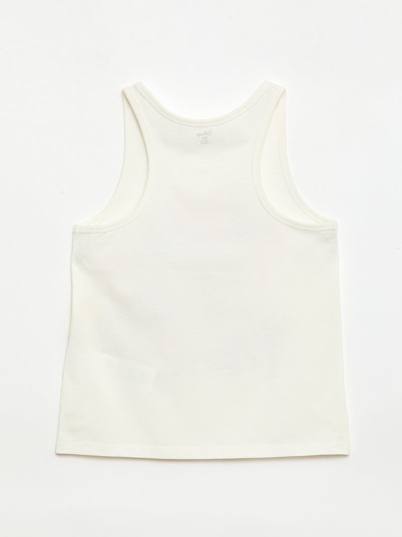 Camiseta de tirantes 'Stitch' 'Disney' estampada Blanco - Kiabi