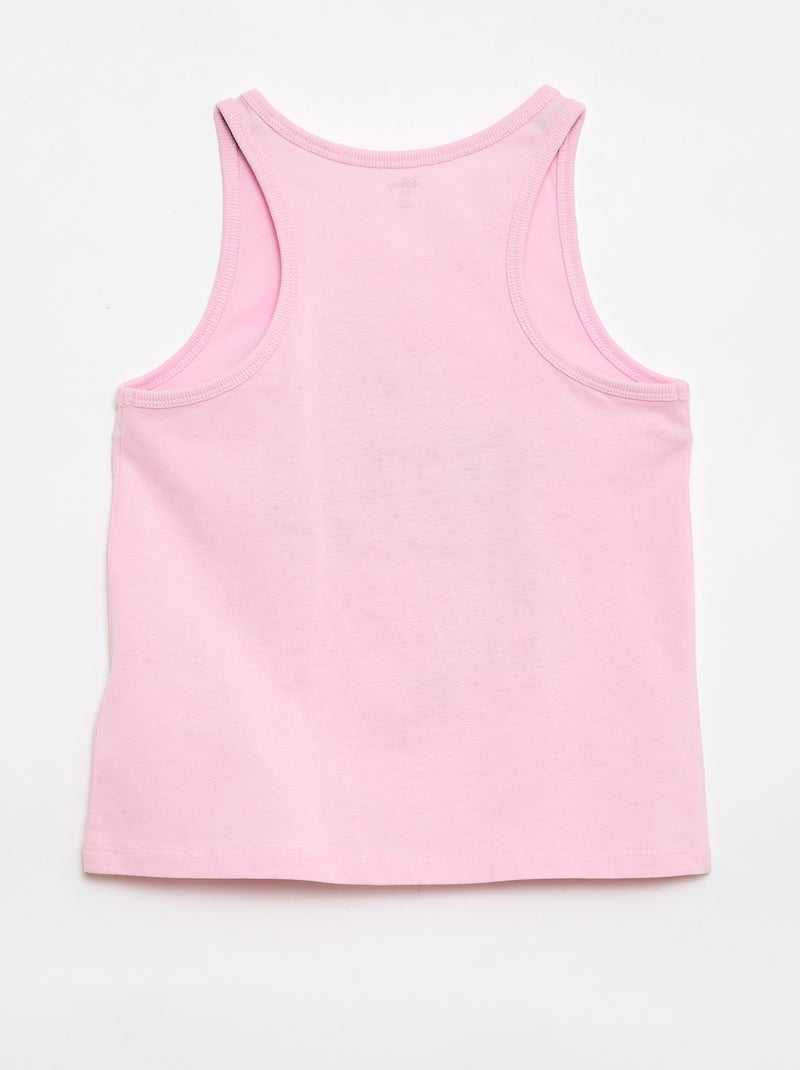 Camiseta de tirantes 'Stitch' 'Disney' estampada Rosa - Kiabi