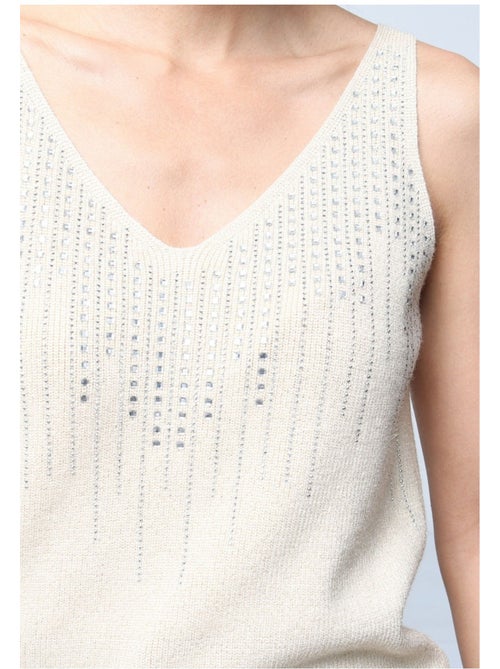 Camiseta de tirantes Strass Kebello - Kiabi Camiseta de tirantes Strass Kebello - Kiabi