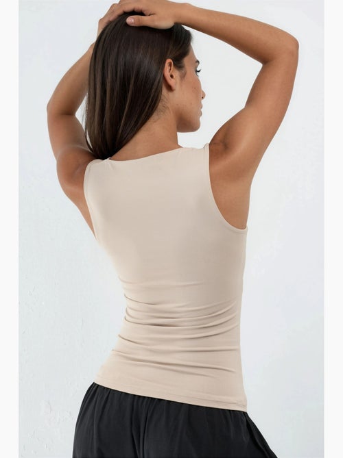 Camiseta de tirantes tipo cami acanalada y ajustada hiccup - Kiabi