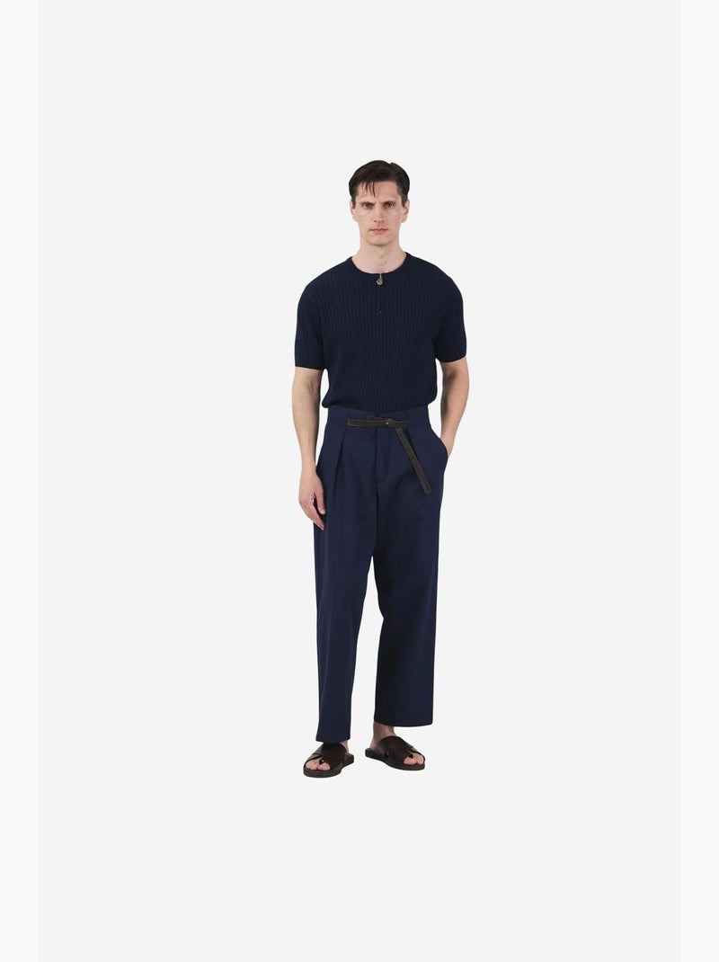 Camiseta de viscosa para hombre giesto Azul marino - Kiabi